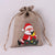 Cute Santa Claus Elk Linen Christmas