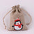 Cute Santa Claus Elk Linen Christmas