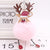 Cute Santa Claus Imitate Rex Rabbit Fur Sewing Christmas Unisex Keychain