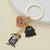 Cute Shiny Halloween Pattern Alloy Halloween Bag Pendant Keychain