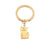 Cute Simple Style Animal Cartoon Character Titanium Steel Plating None 18K Gold Plated Keychain