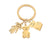 Cute Simple Style Animal Cartoon Character Titanium Steel Plating None 18K Gold Plated Keychain