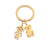 Cute Simple Style Animal Cartoon Character Titanium Steel Plating None 18K Gold Plated Keychain