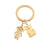 Cute Simple Style Animal Cartoon Character Titanium Steel Plating None 18K Gold Plated Keychain