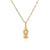 Cute Simple Style Commute Mermaid Copper Plating Inlay Zircon 18k Gold Plated Pendant Necklace