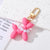 Cute Simple Style Dog Plastic Pearl Bag Pendant Keychain