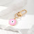 Cute Simple Style Eye Alloy Bag Pendant Keychain