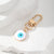 Cute Simple Style Eye Alloy Bag Pendant Keychain