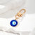 Cute Simple Style Eye Alloy Bag Pendant Keychain