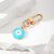 Cute Simple Style Eye Alloy Bag Pendant Keychain