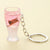 Cute Simple Style Fruit Alloy Asymmetrical Keychain