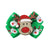 Cute Simple Style Girl'S Santa Claus Bow Knot Elk Cloth Hair Clip