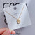 Cute Simple Style Heart Shape Crown Flower Titanium Steel Inlay Rhinestones Pendant Necklace