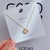 Cute Simple Style Heart Shape Crown Flower Titanium Steel Inlay Rhinestones Pendant Necklace