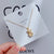 Cute Simple Style Heart Shape Crown Flower Titanium Steel Inlay Rhinestones Pendant Necklace