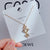 Cute Simple Style Heart Shape Crown Flower Titanium Steel Inlay Rhinestones Pendant Necklace