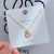 Cute Simple Style Heart Shape Crown Flower Titanium Steel Inlay Rhinestones Pendant Necklace