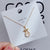 Cute Simple Style Heart Shape Crown Flower Titanium Steel Inlay Rhinestones Pendant Necklace