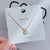 Cute Simple Style Heart Shape Crown Flower Titanium Steel Inlay Rhinestones Pendant Necklace