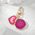 Cute Simple Style Heart Shape Resin Unisex Keychain