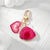 Cute Simple Style Heart Shape Resin Unisex Keychain