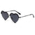 Cute Simple Style Heart Shape Tac Special-Shaped Mirror Full Frame Kids Sunglasses