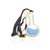 Cute Simple Style Pin Penguin Alloy Stoving Varnish Women'S Brooches