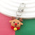 Cute Simple Style Snowman Snowflake Elk Alloy Resin Christmas Keychain