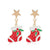 Cute Snowman Alloy Plating Women's Drop Earrings 1 Pair