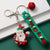 Cute Snowman Pvc Epoxy Unisex Keychain 1 Piece