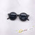 Cute Solid Color Ac Round Frame Full Frame Kids Sunglasses