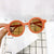 Cute Solid Color Ac Round Frame Full Frame Kids Sunglasses