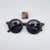 Cute Solid Color Ac Round Frame Full Frame Kids Sunglasses