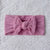 Cute Solid Color Cloth Bowknot Hair Band