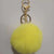 Cute Solid Color Plush Flocking Keychain