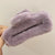 Cute Solid Color Plush Hair Claws