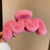 Cute Solid Color Plush Hair Claws