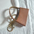 Cute Solid Color Pu Leather Keychain