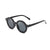 Cute Solid Color Tr Round Frame Full Frame Kids Sunglasses