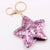 Cute Star Dolphin Sequin Plating Keychain