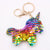 Cute Star Dolphin Sequin Plating Keychain