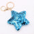 Cute Star Dolphin Sequin Plating Keychain