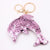 Cute Star Dolphin Sequin Plating Keychain