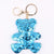 Cute Star Dolphin Sequin Plating Keychain