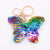 Cute Star Dolphin Sequin Plating Keychain