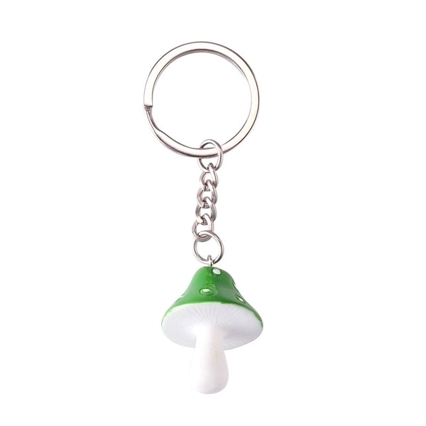 Cute Streetwear Mushroom Arylic Alloy Plating Women's Bag Pendant Keychain