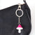 Cute Streetwear Mushroom Arylic Alloy Plating Women's Bag Pendant Keychain