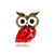 Cute Streetwear Owl Alloy Inlay Rhinestones Unisex Brooches