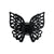 Cute Sweet Butterfly Plastic Stoving Varnish Hair Claws