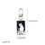 Cute Sweet Cat Arylic Alloy Bag Pendant Keychain